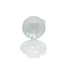 Plastic Clear Salad Bowl 12oz Hinged