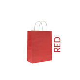 Red Paper Bag 16X8X22CM Twisted Handle