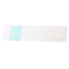 Eco Friendly Biodegradable Straw 6MM White 10,000 Pieces