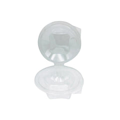 Plastic Clear Salad Bowl 16oz Hinged