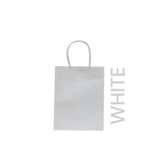 White Paper Bag 16X8X22CM Twisted Handle