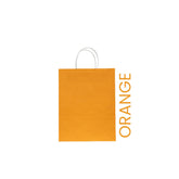Orange Paper Bag 22X11X27CM Twisted Handle