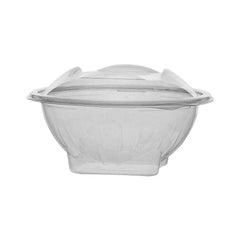 Plastic Clear Salad Bowl 24oz Hinged