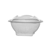 Plastic Clear Salad Bowl 16oz Hinged