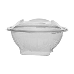 Plastic Clear Salad Bowl 32oz Hinged