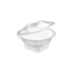 Plastic Clear Salad Bowl 12oz Hinged