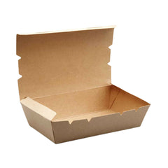 Kraft Lunch Box Without Window 1X200 Pieces