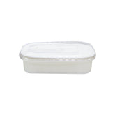White Paper Container 500ML With PP Lid 25 Pieces