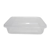 Clear Microwavable Container Rectangle With Lid 1X500 Pieces
