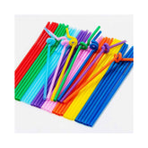 Fancy Flexible Straw Multi Color 6MM 500 Pieces