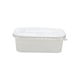 White Paper Container 750ML With PP Lid 300 Pieces