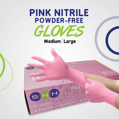 Pink Nitrile Glove 100 Pieces