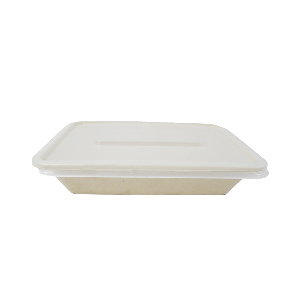 Bio-Degradable Rectangular Container PP Lid-SNH Packing