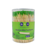 Bamboo Wooden Toothpicks Box 350 Pieces