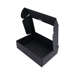 Black Large Meal Box With Window 1X200 Pieces