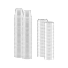 Clear Jello Shot Cup With Lid 100 Pieces-SNHPacking