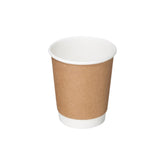 Coffee Cup Brown 8 Oz Double Wall 20X25 1X500 Pieces