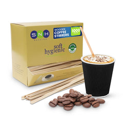 SNH Coffee Stirrer Stick 14CM Unwrapped 1000 Pieces