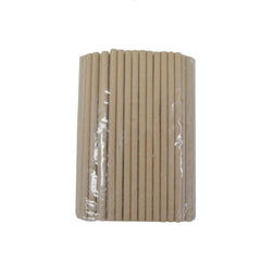 Paper Straw Brown 8 MM 300 Pieces