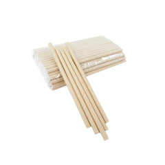 Paper Straw Brown 8 MM 100 Pieces