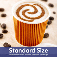 Ripple Coffee Cup 4 Ounce Without Lid 1X1000 Pieces