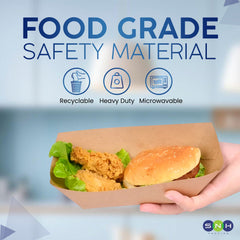 Kraft Paper Food Boat Tray #2 Small