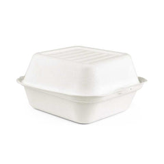 Bio Degradable 6 Inch Burger Box 50 Pieces