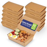 Kraft Lunch Box Without Window 10 Pieces