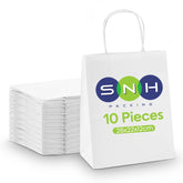 White Paper Bag Twisted Handle 10 Pieces