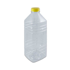 Clear Juice Bottle 1500ML Bottom Square Lid