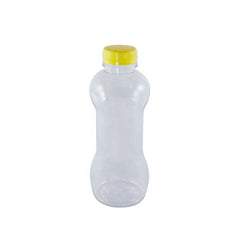 Clear Plastic Juice Bottle 500ML Dumbbell Lid