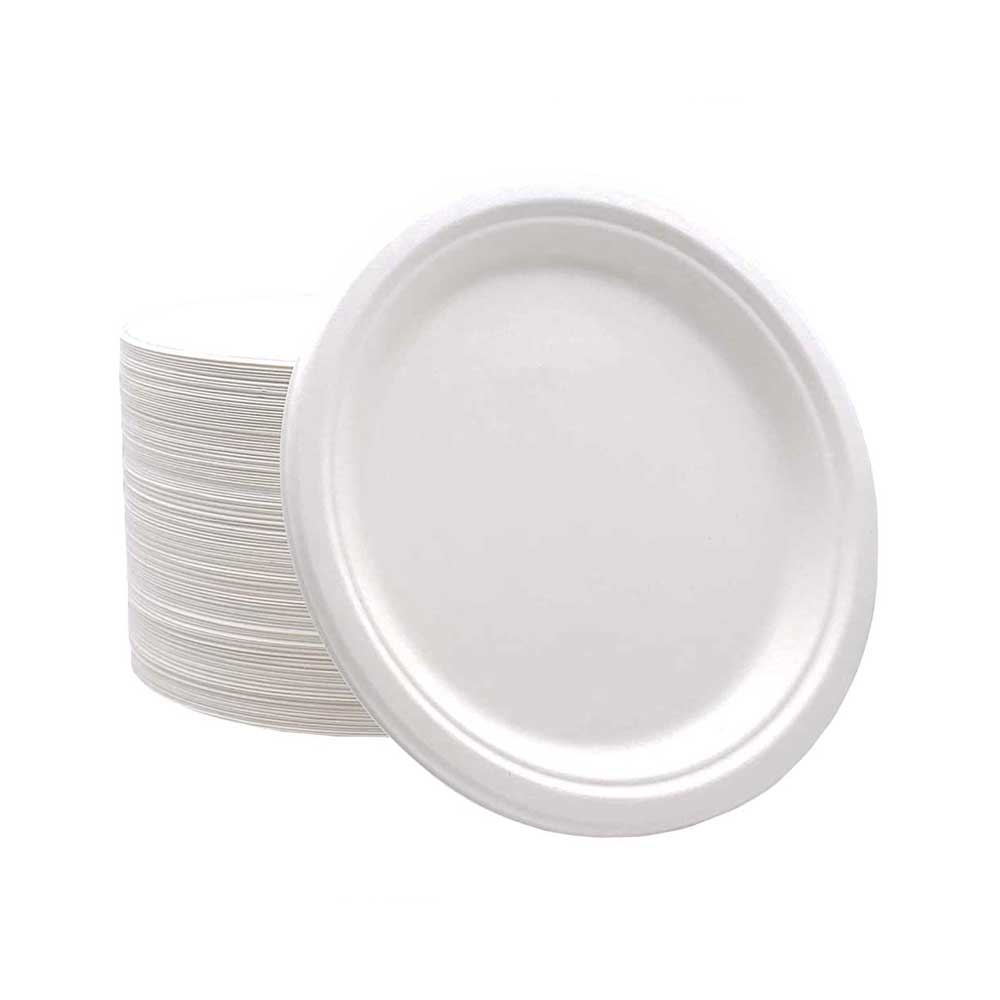 Bio-Degradable Plate 9 Inch 50 Pieces-SNHPacking