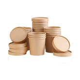 Kraft Soup Bowl Brown 26 OZ With Lid 1X500 Pieces