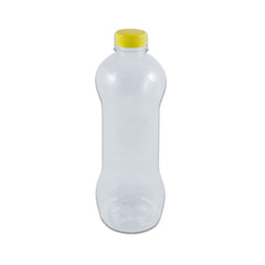 Plastic Juice Bottle 1000ml Dumbel Shape Lid 100 Pieces