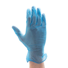 Vinyl Gloves Blue Powder Free 10X100 Pieces