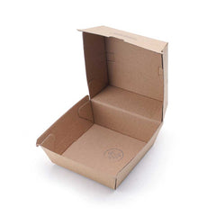Endura Burger Box Brown 105X102X83 1X250 Pieces