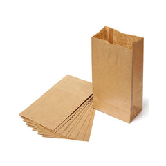 SOS Kraft Paper Bag 4 Brown 13X8X24CM 1X2000 Pieces