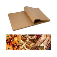 Sandwich Grease Proof Paper Brown Wrap 100 Pieces