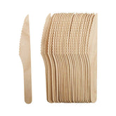 Disposable Wooden Knife Beige 90GM 50 Pieces