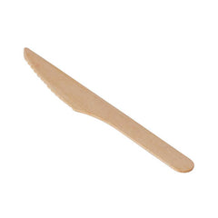 Disposable Wooden Knife Beige 90GM 50 Pieces