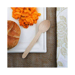 Disposable Wooden Spoon Beige 90GM 50 Pieces