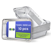 Aluminium Container AC73365 With Lid 3650ML