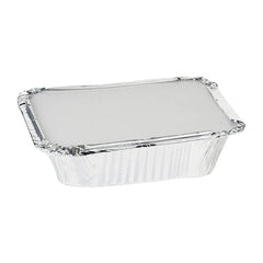 Aluminium Container AC8325 With Lid 250ML 1X1000 Pieces