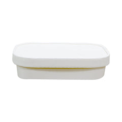 White Paper Container 500ML With Paper Lid 300 Pieces