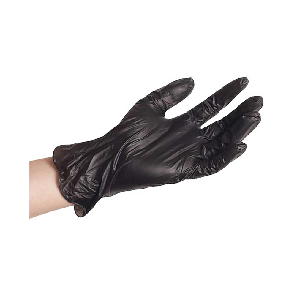 Powder Free Black Vinyl Glove 1X1000 Pieces