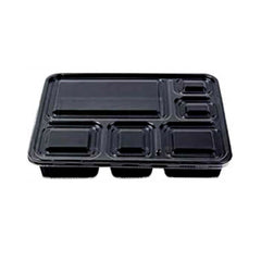 Microwave Container With Lid 6 Compartment 1X150 Pieces