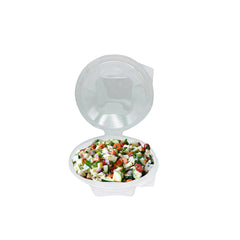 Plastic Clear Hinged Salad Bowl 12oz