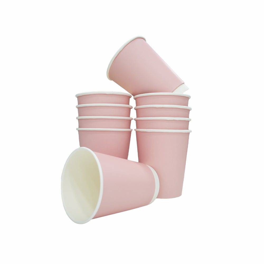 Double Wall Coffee Cup Baby Pink Without Lid 50 Pieces