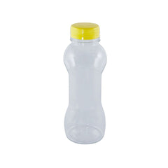 Plastic Juice Bottle 330ml Dumbel Shape Lid 160 Pieces