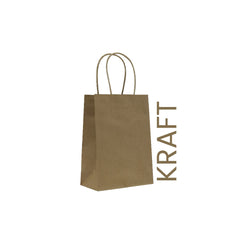 Kraft Paper Bag 16X8X22CM Twisted Handle